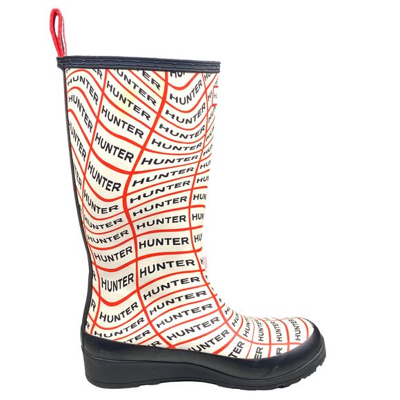 Hunter Women's Original Play Sonic Logo Tall Rain Boot Size US 5 - Picture 4 of 12